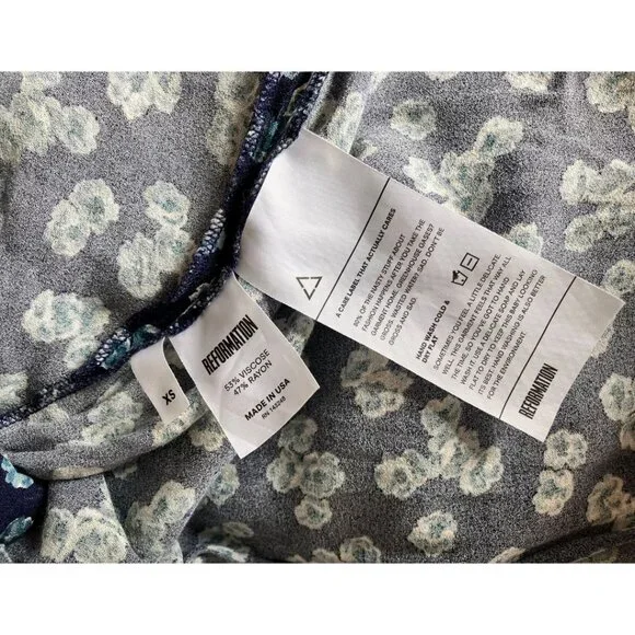 Reformation Alex Maxi Dress Meadow Floral Size XS - Picture 6 of 6